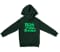 Pechu Pecha Irrukanum Unisex Youth Hoodie in Forest Green Color
